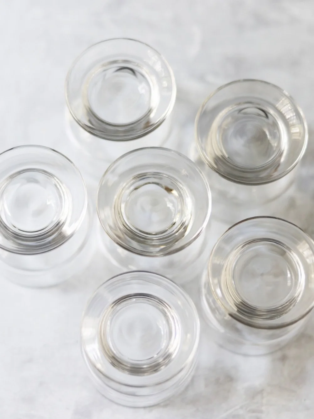 Circleware set of 6 treat cordial mini dessert glasses 3.5 oz in box